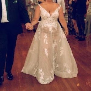 Allure Bridal Wedding Dress in color Honey